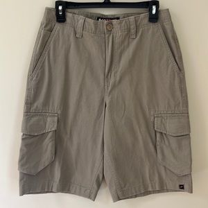 Y2K Tony Hawk mens cargo pocket shorts 30 light brown utility skater grunge